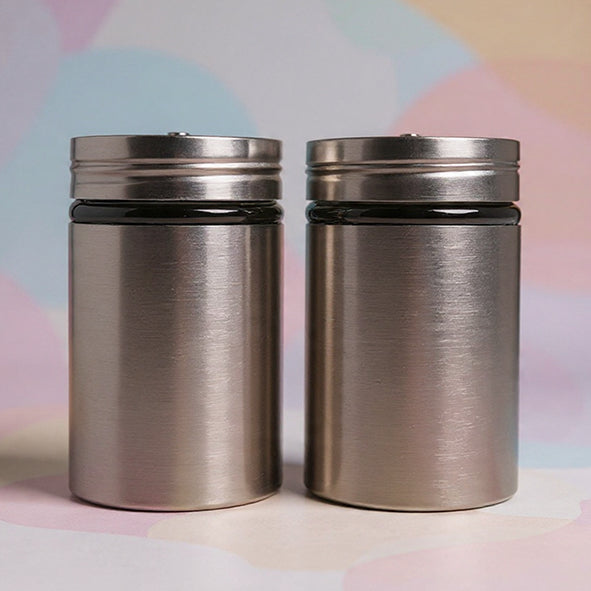 2er Set | Salz- & Pfefferstreuer Edelstahl 🧂 - [Personalisierbar]