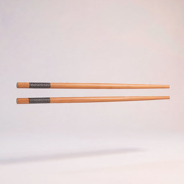 2er Holz Essstäbchen - [Personalisierbar]