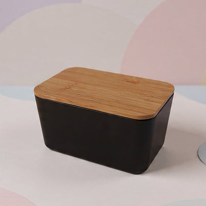 Aufbewahrungsbox mit Bambus-Deckel - [Personalisierbar]