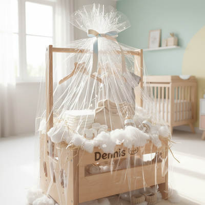 Holz Baby Garderobe - [Personalisierbar]