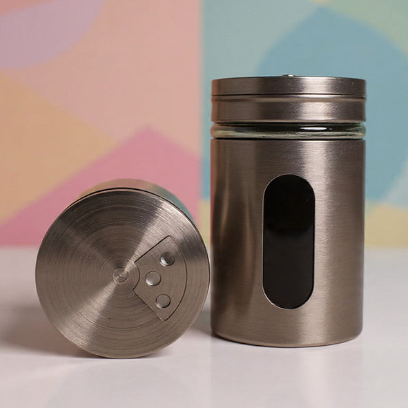 2er Set | Salz- & Pfefferstreuer Edelstahl 🧂 - [Personalisierbar]
