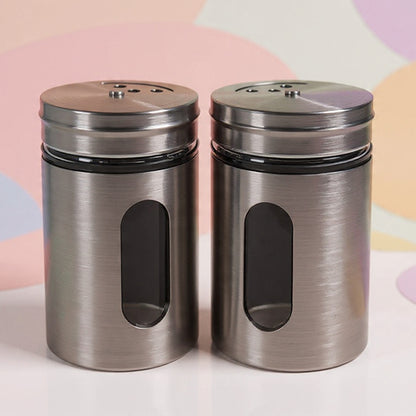 2er Set | Salz- & Pfefferstreuer Edelstahl 🧂 - [Personalisierbar]
