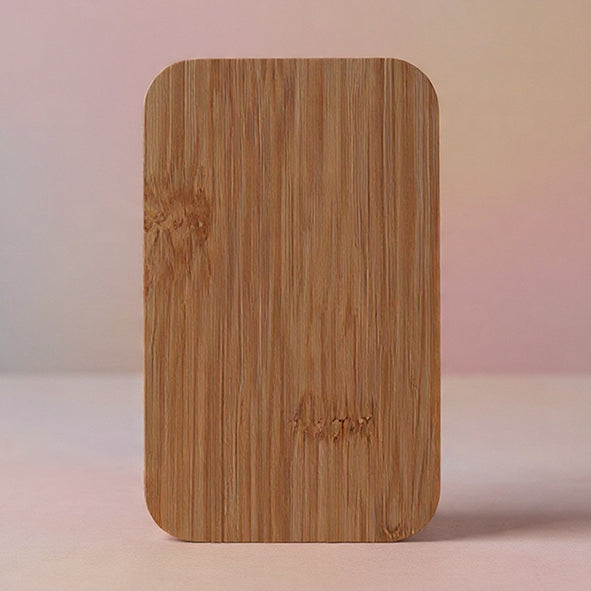 Aufbewahrungsbox mit Bambus-Deckel - [Personalisierbar]