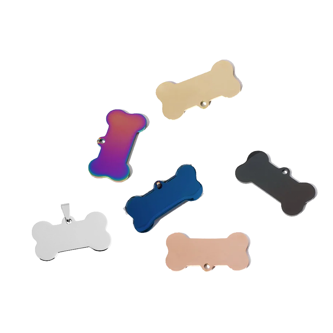 Edelstahl Hundemarke - [Personalisierbar]