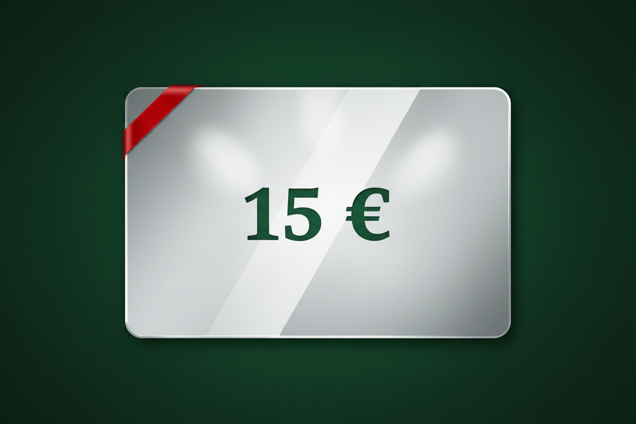 Gutscheinkarte 15€ Weiß