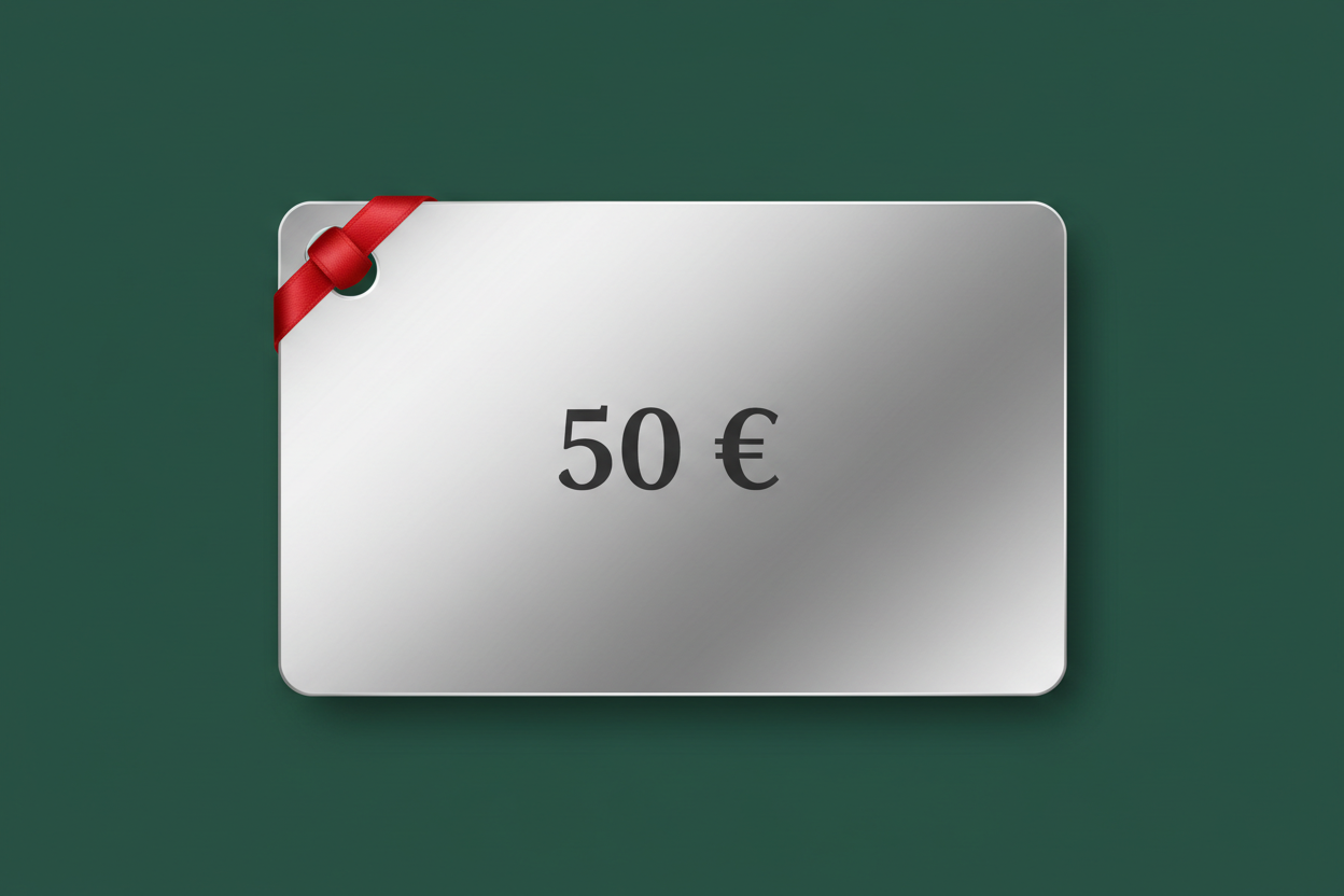 Gutscheinkarte 50€ Silber